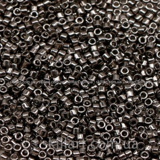 Бисер DB-21 Miyuki Delica Beads 11/0 (металлизированный, серебряный)